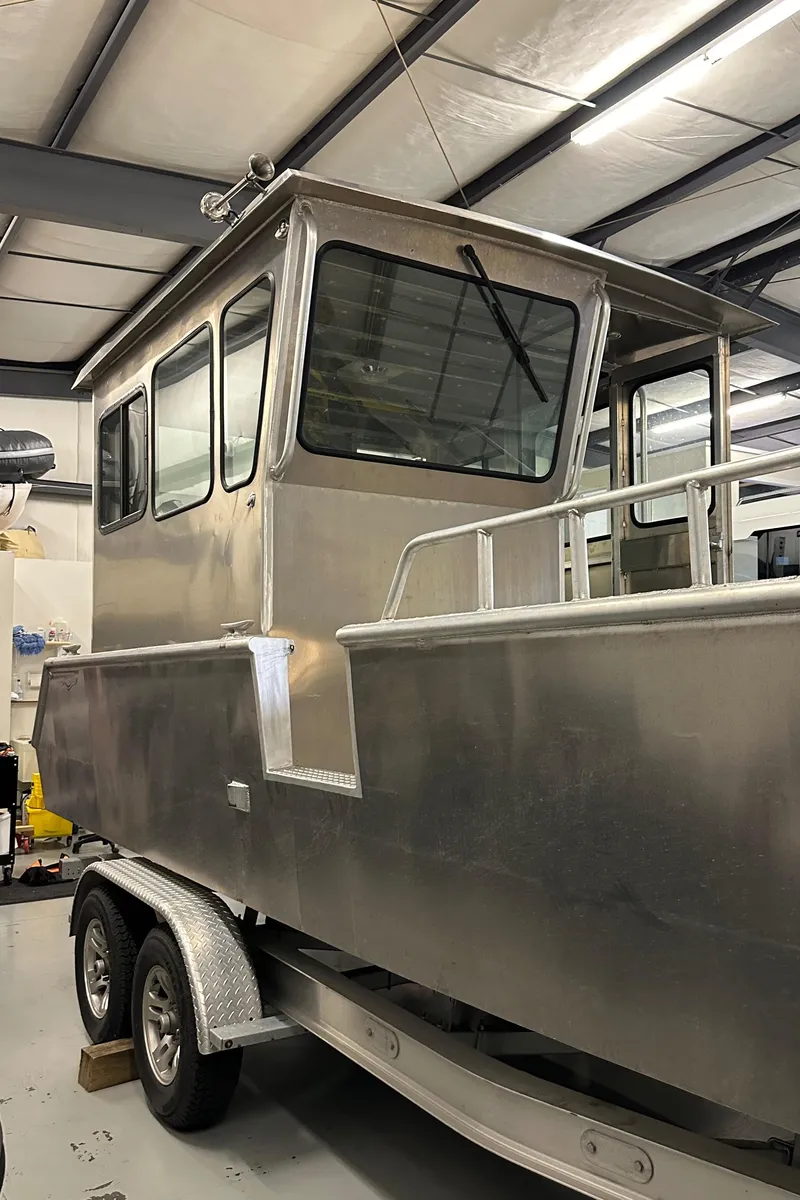 Slide: The Image of 2024 Bayview Boats 26 Landing Craft in a workshop. - 20