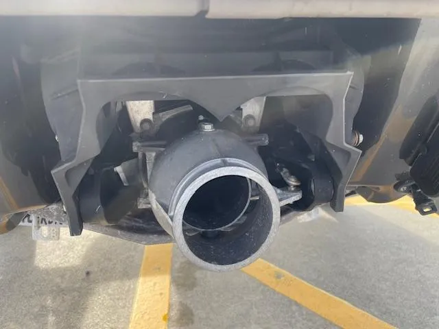 Slide: The Image of Close-up of 2020 Yamaha WaveRunner VX Deluxe jet propulsion system. - 11