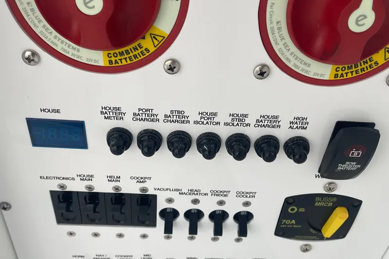 Slide: The Image of Battery control with breaker panel - 37
