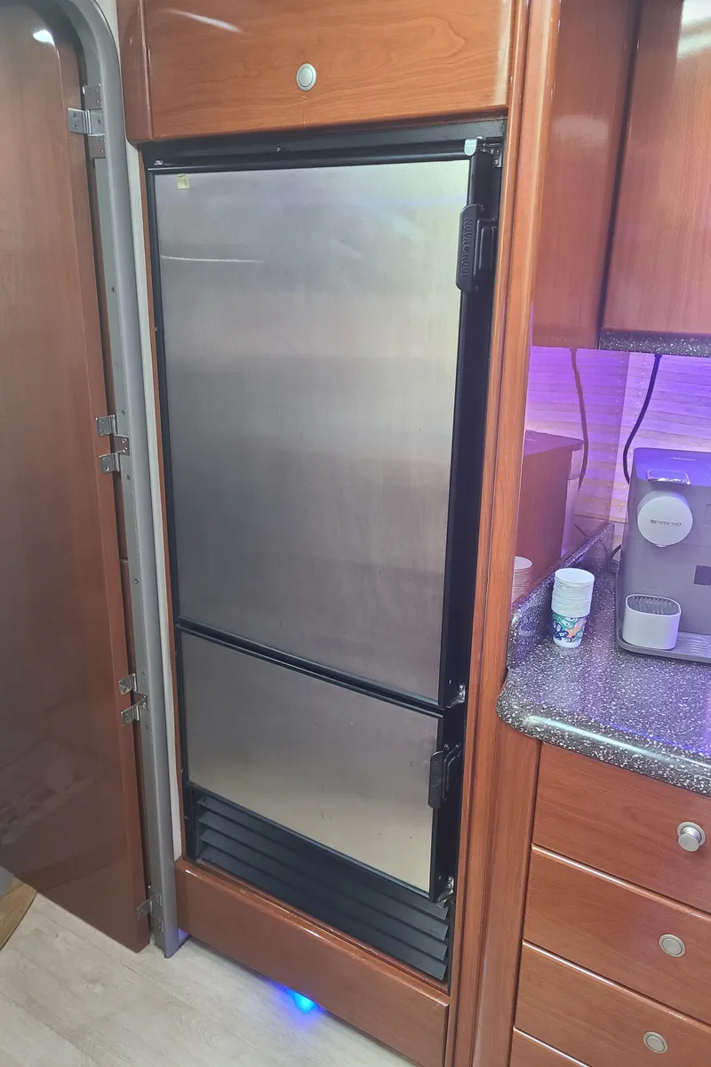 Slide: The Image of Stainless steel refrigerator in 2007 Formula 45 Yacht kitchen. - 25