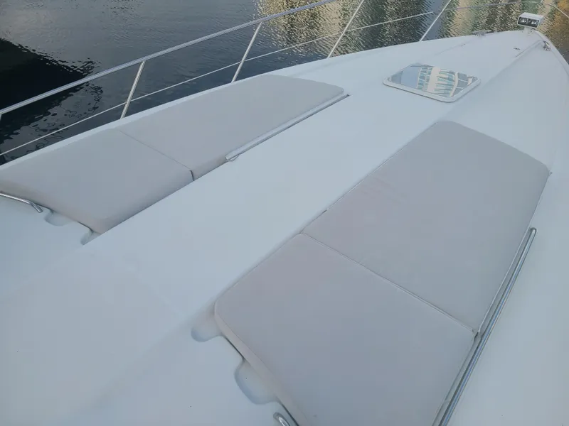 Slide: The Image of 2007 Formula 45 Yacht with sunbathing cushions on deck. - 3