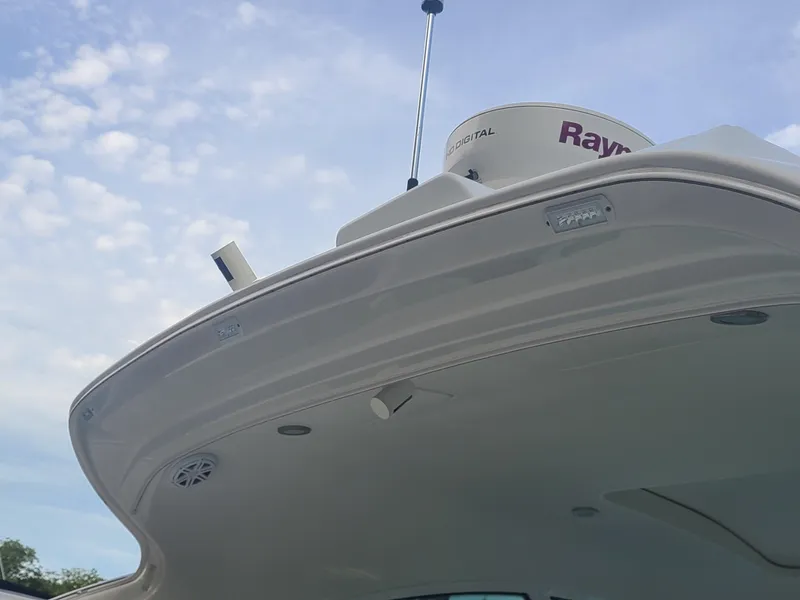 Slide: The Image of Close-up of the 2007 Formula 45 Yacht's radar and antenna system. - 5