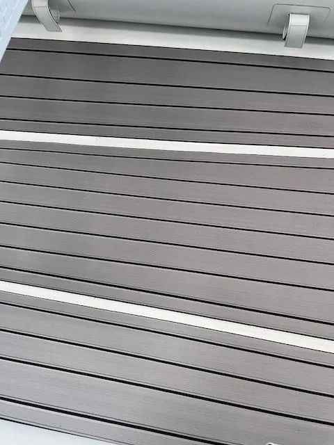 Slide: The Image of Highfield Classic 310 2024 boat deck with sleek, modern design. - 5