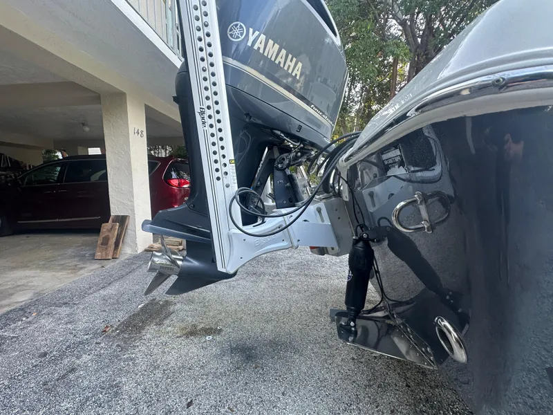 Slide: The Image of 2021 Skeeter SX 2250 boat with Yamaha outboard motor in driveway. - 25