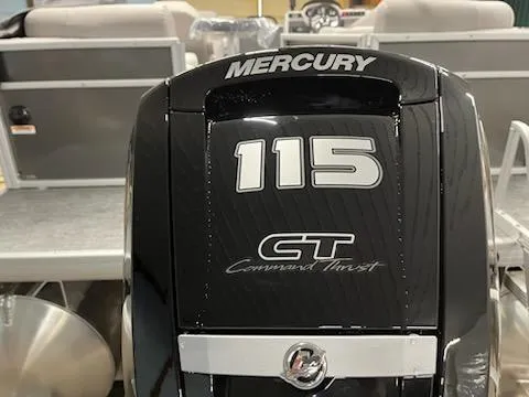 Slide: The Image of 2023 Godfrey 2286SBX with Mercury 115 CT Command Thrust outboard motor - 9