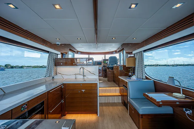 Slide: The Image of galley forward to saloon - 27