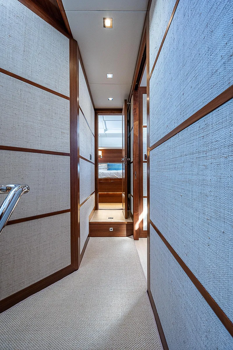 Slide: The Image of hall view looking forward from master - 50