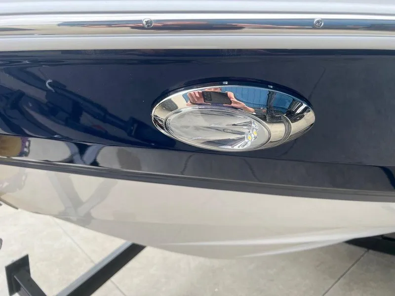 Slide: The Image of Close-up of a 2024 Regal 2000 ES boat's sleek exterior detailing. - 16