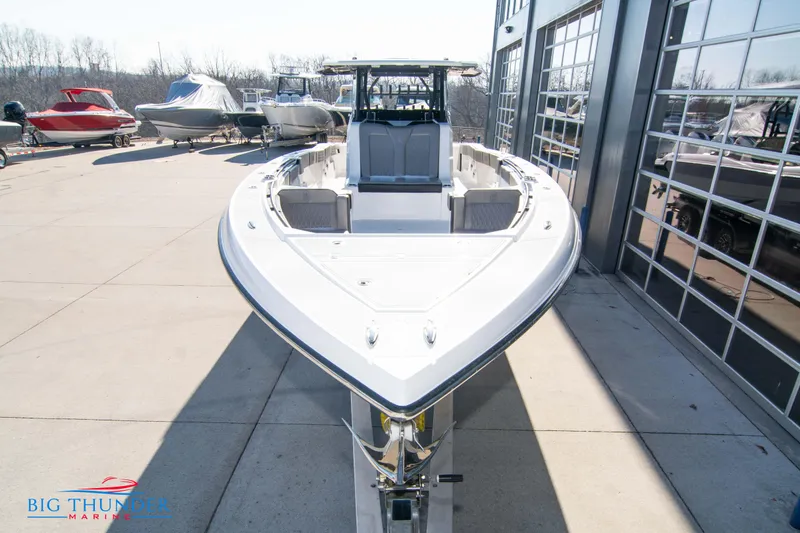 Slide: The Image of 2023 Hayaari Marine H44Z boat docked at Big Thunder Marine. - 3