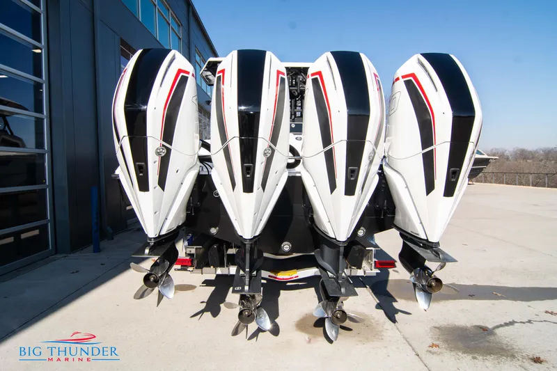 Slide: The Image of 2023 Hayaari Marine H44Z with quad outboard engines at Big Thunder Marine. - 7