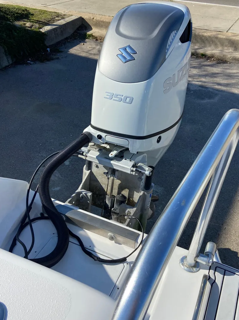Slide: The Image of 2021 Twin Vee 36 Center Console with Suzuki 350 outboard motor. - 21