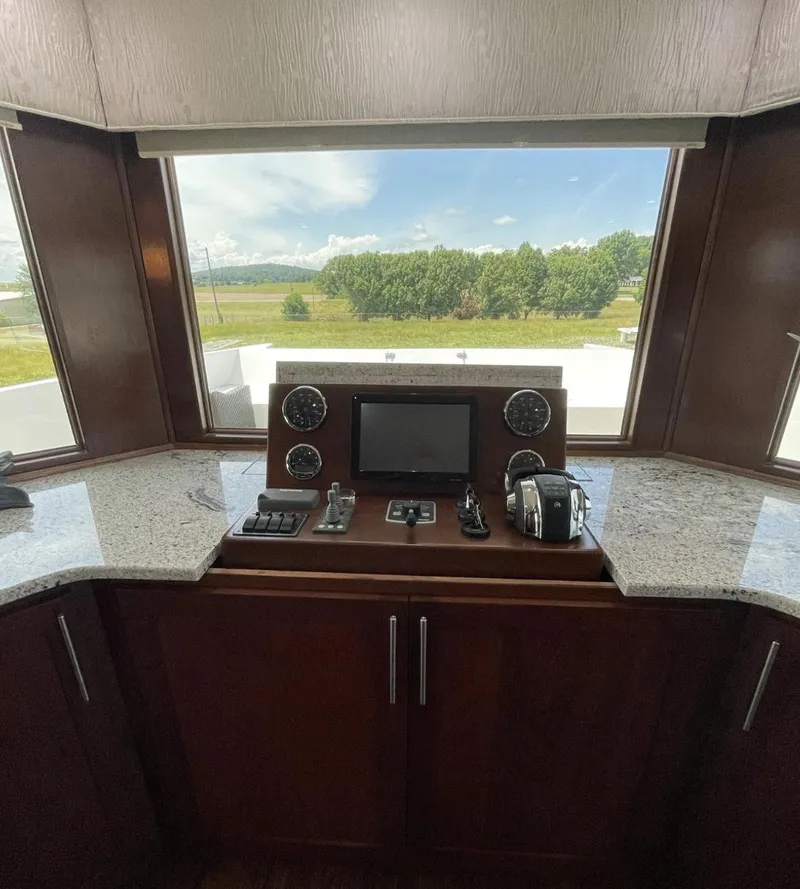 Slide: The Image of 2015 Stardust Cruisers 20' x 106' helm station with panoramic view. - 3