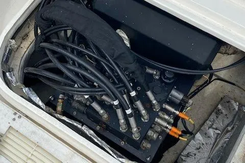 Slide: The Image of Electrical wiring system in a 2020 Ocean Craft Marine 24 boat. - 6