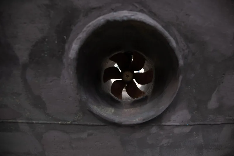 Slide: The Image of Propeller of a 1993 Custom Steel Trawler. - 4