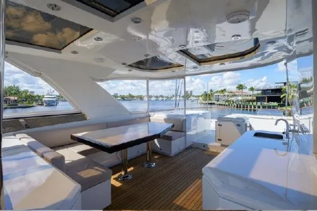 Slide: The Image of Lazzara Yachts LSX 95 Flybridge 2012 - 12