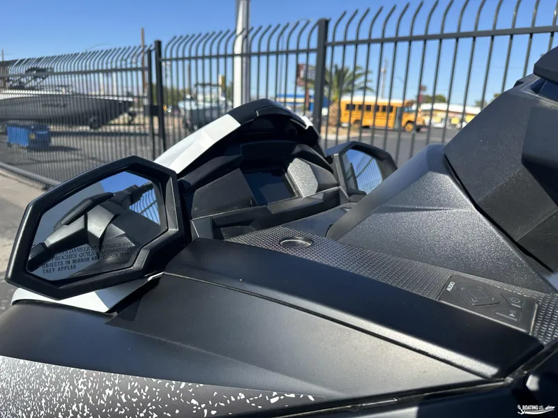 Slide: The Image of 2024 Yamaha WaveRunner VX Cruiser with Audio, close-up of dashboard and mirrors. - 7