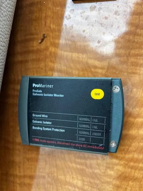 Slide: The Image of ProMariner ProSafe Galvanic Isolator Monitor on 2004 Regal 2665 Commodore Express. - 12