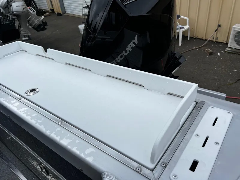 Slide: The Image of 2024 Thunder Jet 20 Chinook OS boat with Mercury outboard motor. - 19