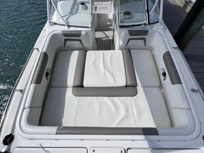 Slide: The Image of 2019 World Cat 255 DC helm with navigation system. - 37