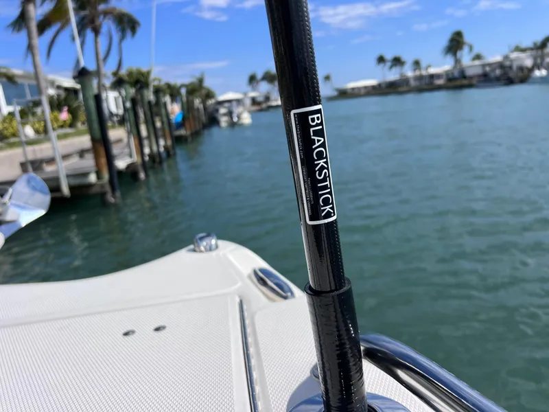 Slide: The Image of ProMariner ProSport 20 battery charger on a 2019 World Cat 255 DC. - 45