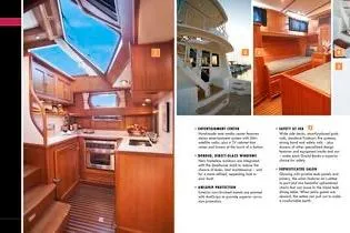 Slide: The Image of 2007 Grand Banks 47 Eastbay FB cruising on calm waters under a blue sky. - 6