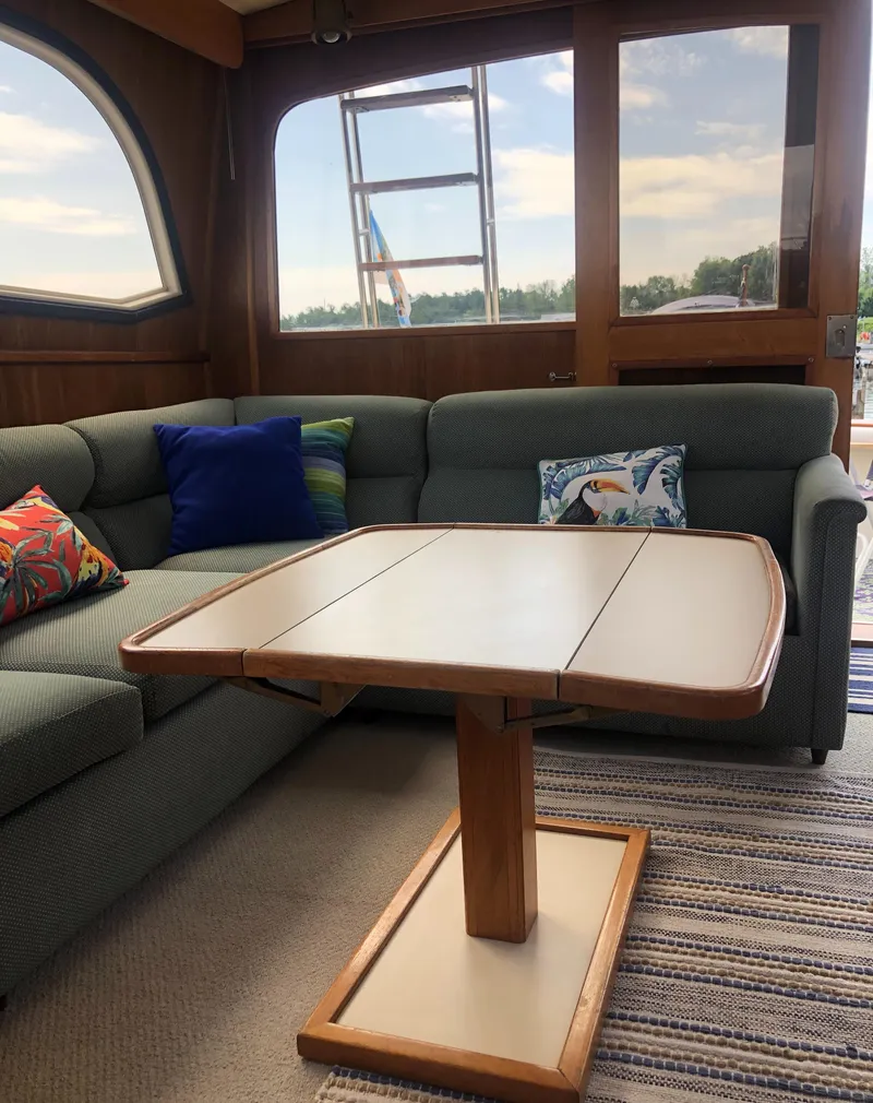 Slide: The Image of Interior of 1987 Egg Harbor Convertible 37 yacht. - 30