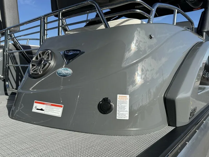 Slide: The Image of 2024 Manitou XT 23 Split Rear Sport (SRS) Single Engine V-Toon, rear view. - 5