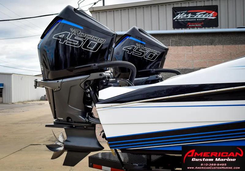 Slide: The Image of MTI 390X 2022 with dual Mercury Racing 450 engines. - 3