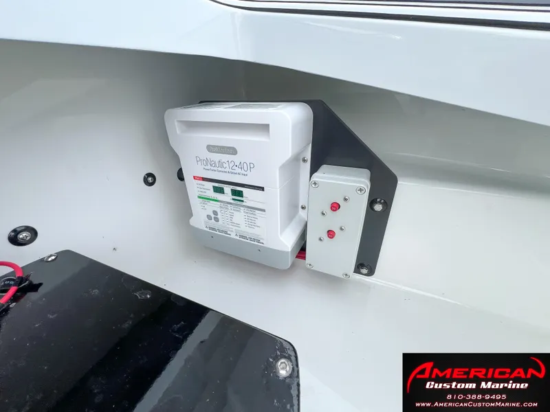 Slide: The Image of MTI 390X 2022 boat electronics by American Custom Marine. - 43