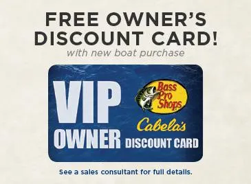 Slide: The Image of Free owner's discount card offer with new Triton 206 Allure 2024 boat purchase. - 41