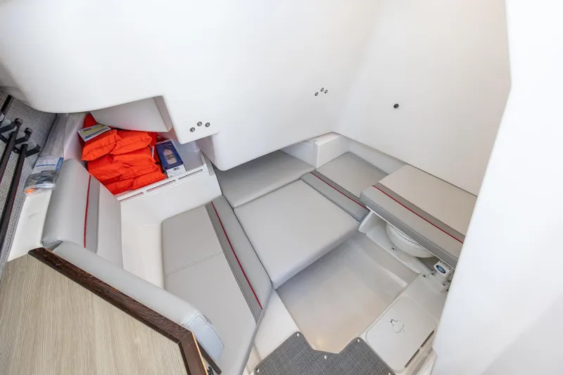 Slide: The Image of 2024 Solara 250 CW cabin interior with seating and safety equipment. - 26