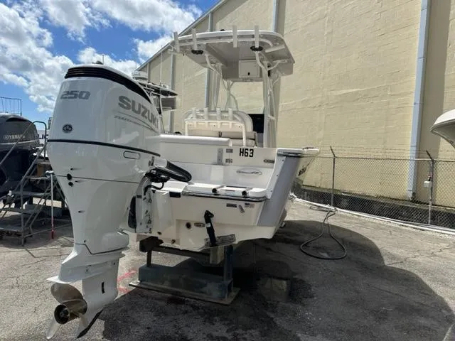 Slide: The Image of 2022 Sea Born 22 LX boat with Suzuki 250 outboard motor. - 6