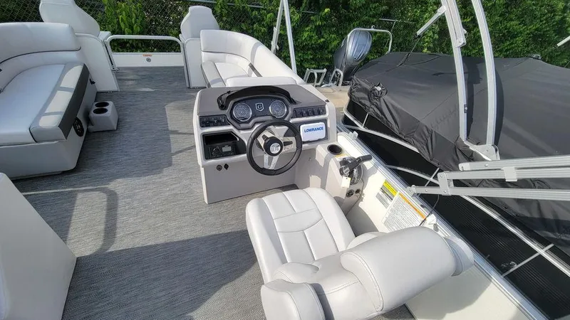 Slide: The Image of 2023 Godfrey Sweetwater 2086 BF GTP 27 in. Center Tube pontoon boat interior. - 8