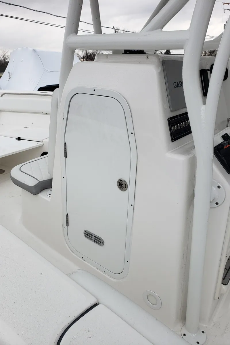 Slide: The Image of 2024 Sea Fox 248 Side Console boat interior detail. - 20