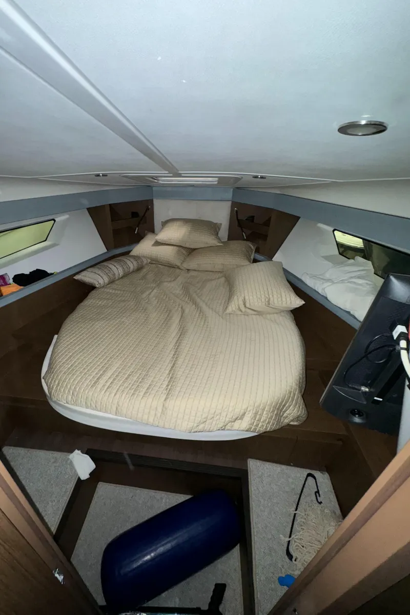 Slide: The Image of 2018 Beneteau 40 Gran Tourismo cabin with cozy bed and modern interior. - 20