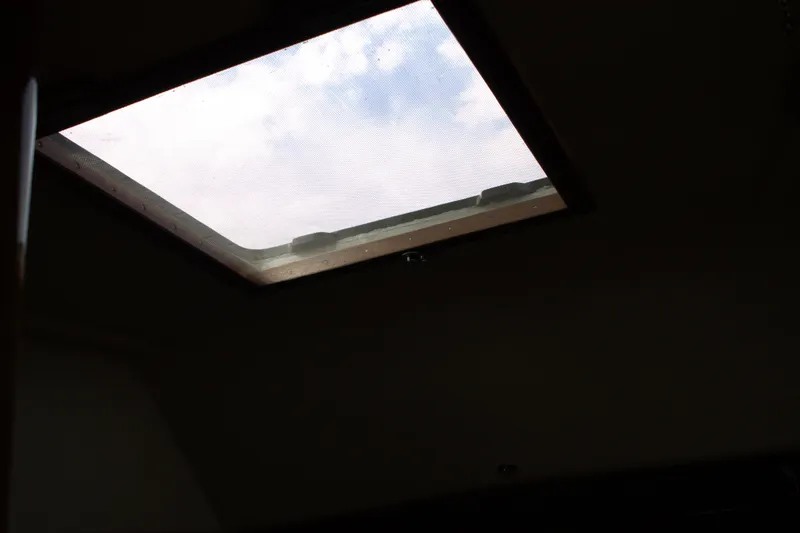 Slide: The Image of Skylight view from inside a 1980 Bristol 35.5 sailboat. - 40