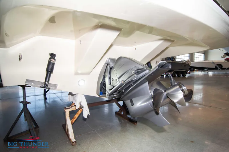 Slide: The Image of 2024 Capoforte SX280I boat propeller and stern drive in showroom - 5