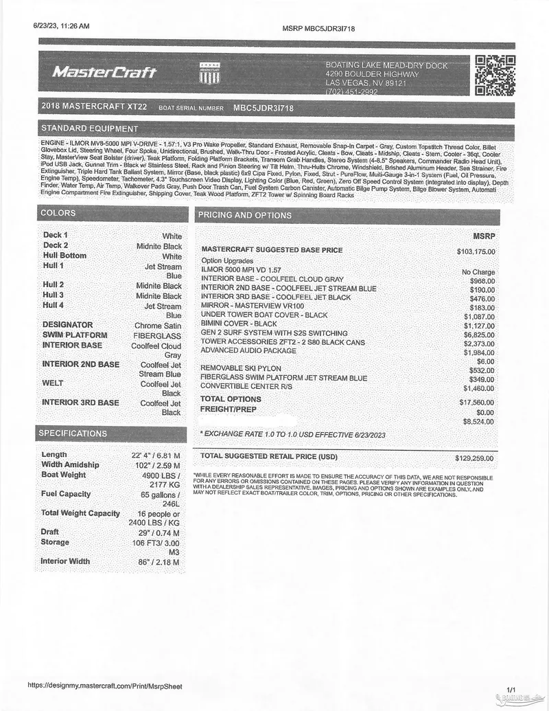 Slide: The Image of MasterCraft XT22 2018 - 19