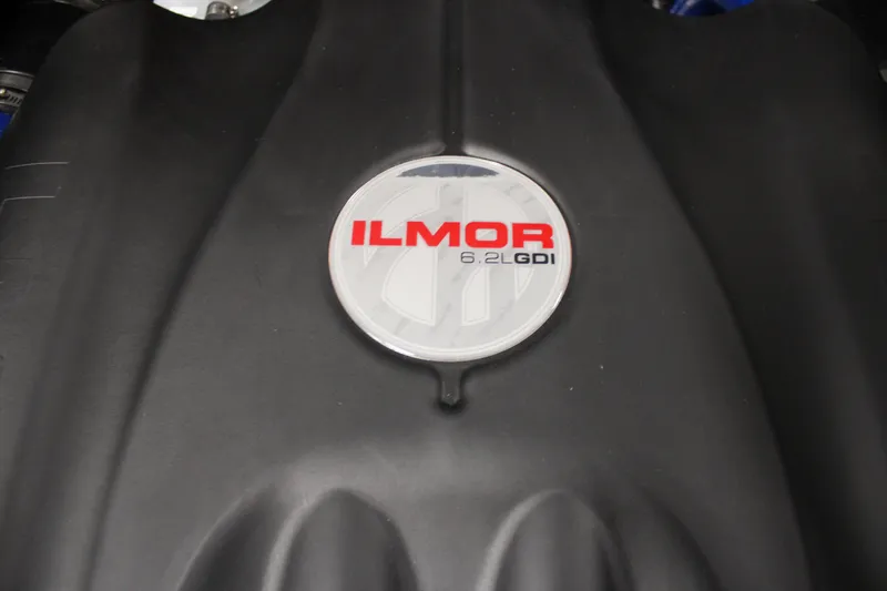 Slide: The Image of Ilmor 6.2L GDI engine cover on 2024 MasterCraft XT24 boat. - 29