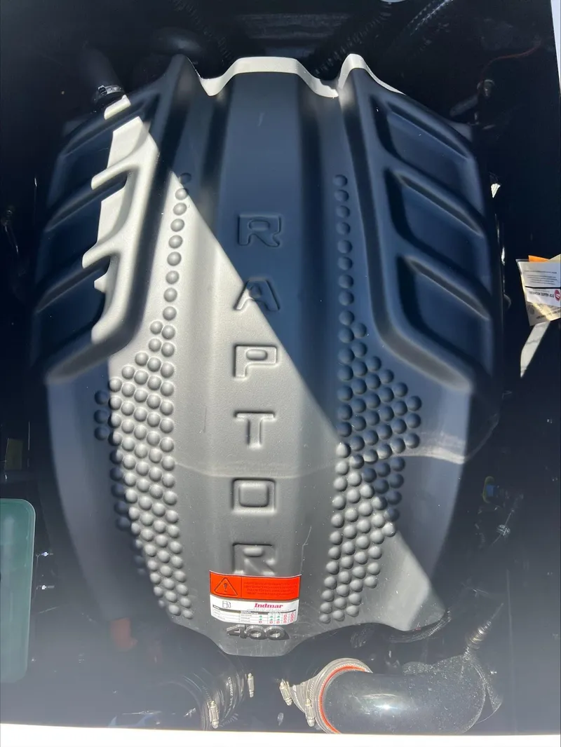 Slide: The Image of 2024 Moomba Craz Raptor engine close-up. - 20