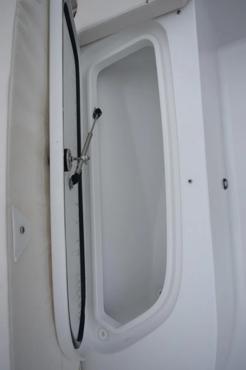 Slide: The Image of 2024 Sea Hunt Escape 27 storage compartment. - 17