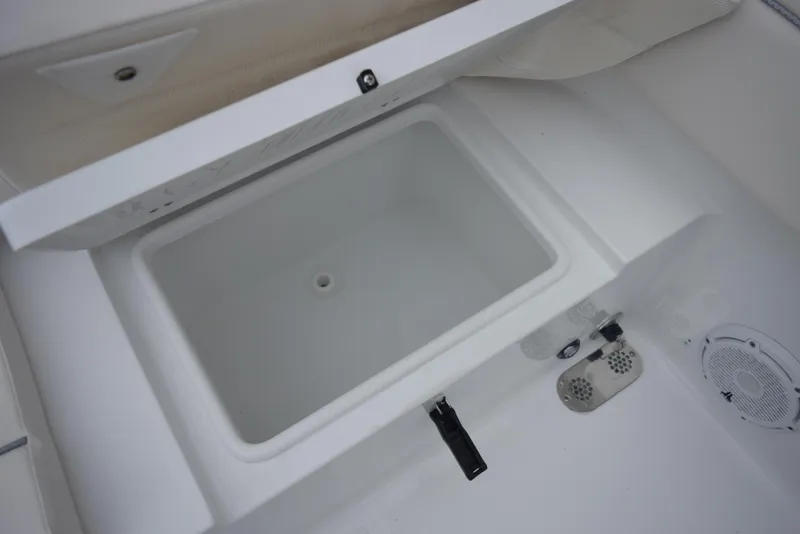 Slide: The Image of 2024 Sea Hunt Escape 27 storage compartment with drainage. - 25