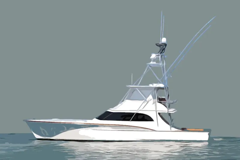 The Image of 2024 Custom Carolina 63 yacht on calm waters. - 0