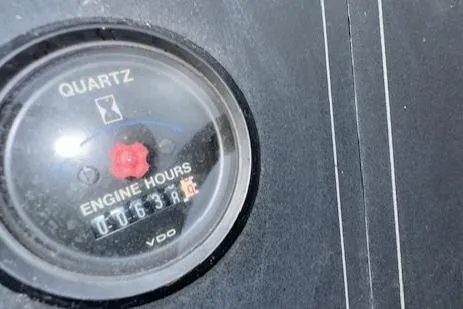 Slide: The Image of Close-up of engine hour meter on 1993 Carver 280 Express boat. - 21