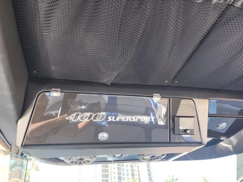 Slide: The Image of 2024 Nor-Tech 400 Supersport dashboard with carbon fiber finish. - 5