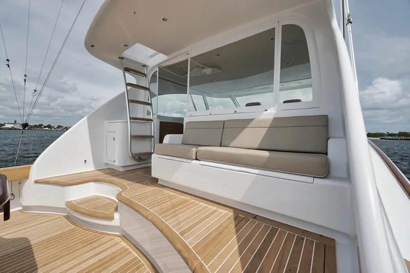 Slide: The Image of Custom Carolina 45 Anjamar - Cockpit, Mezzanine Seating - 30