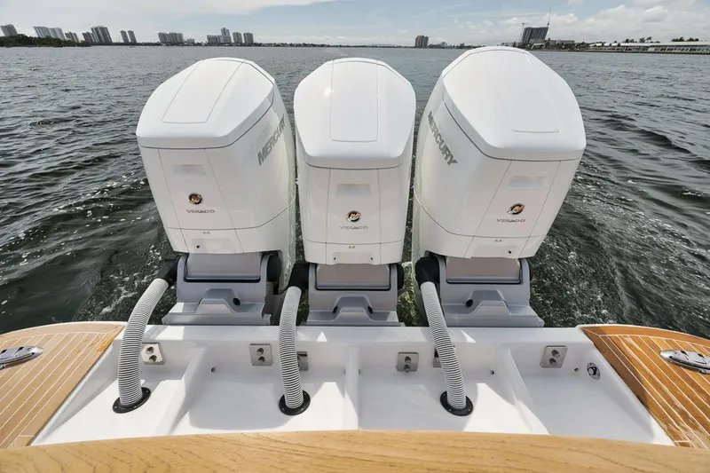 Slide: The Image of Custom Carolina 45 Anjamar - Triple Mercury Engines - 4