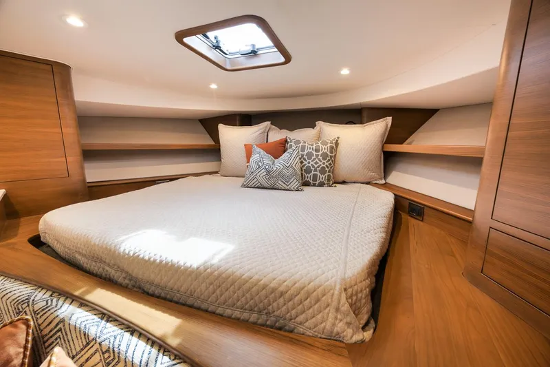 Slide: The Image of Custom Carolina 45 Anjamar - Forward Queen Berth - 8