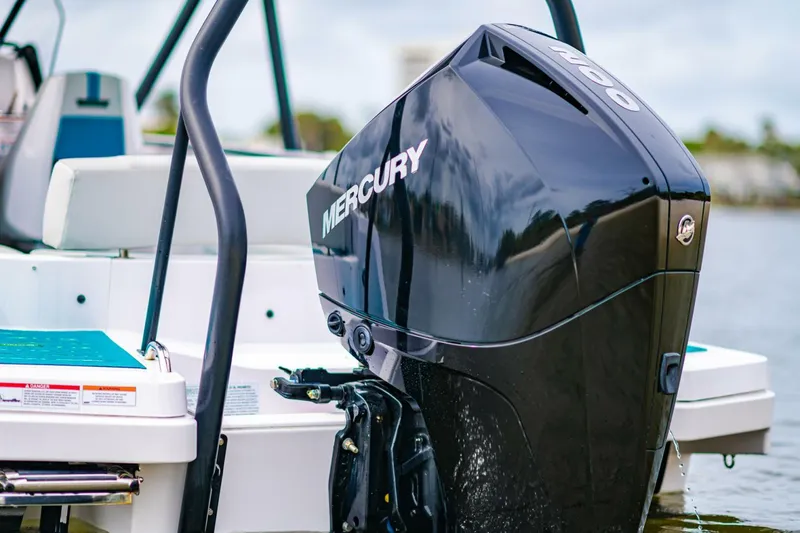 Slide: The Image of 2022 Axopar 22 Spyder x Jobe Revolve with Mercury outboard engine. - 23