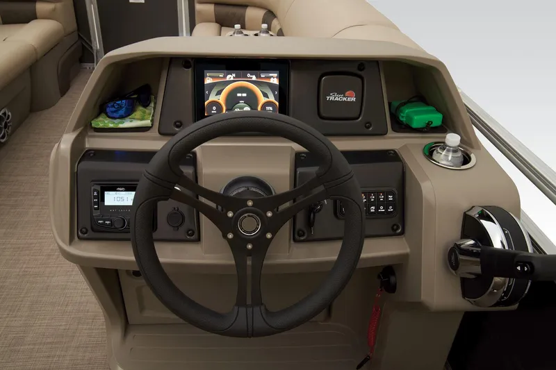 Slide: The Image of Sun Tracker Party Barge 22 DLX - 32